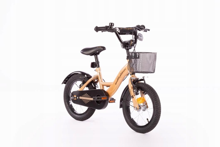 rower rowerek TOMABIKE 14 cali koszyk 2x V-BREAK prowadnik