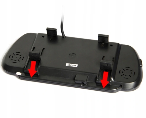 Monitor 7" LCD w lusterku do kamery cofania