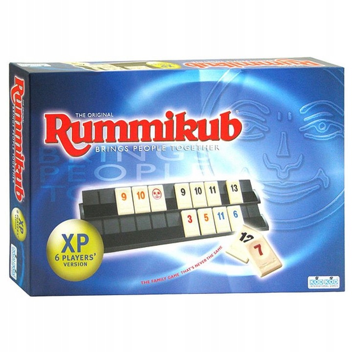 Gra Rummikub wersja XP liczbowa dla całej rodziny od 2 do 6 graczy