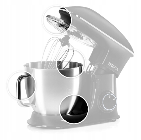Robot kuchenny Zeegma Planeet Chef 2200 W 6,5l różne końcówki