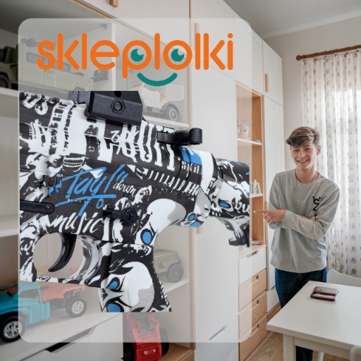 BEZPIECZNY WIELKI KARABIN NA KULKI ŻELOWE AUTOMAT MASZYNOWY PISTOLET BROŃ