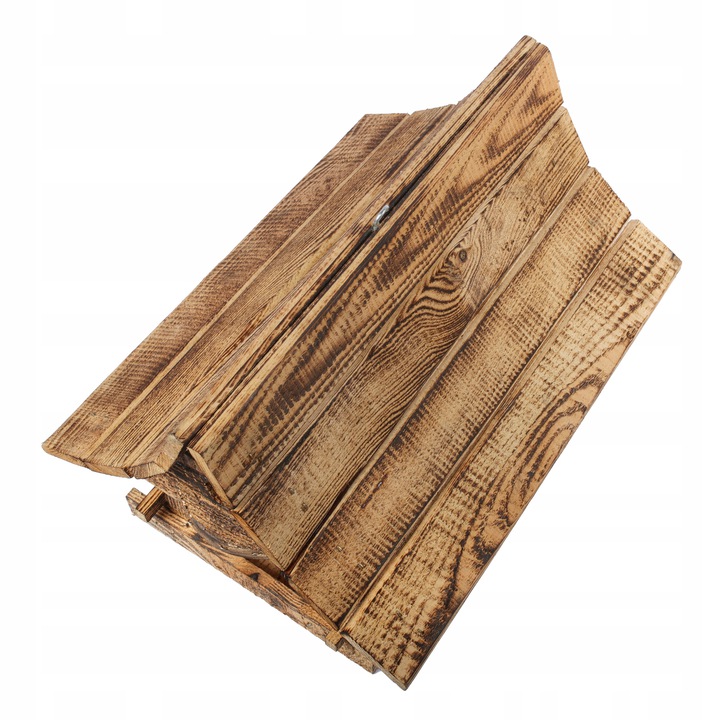 Karmnik dla Ptaków Drewniany Góralski Duży Opalany