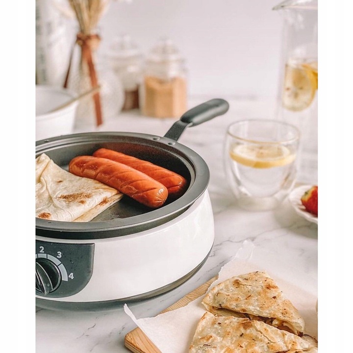 Multicooker wolnowar parowar 8w1 pojemność 1,5L garnek ceramiczny Hometech