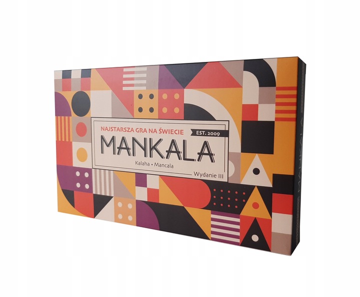 MANKALA - GRA LOGICZNA (KALAHA) - KOLOROWE KAMIENIE PÓŁSZLACHETNE! NOWOŚĆ!!