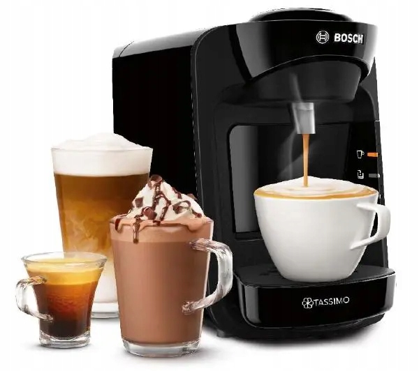 Ekspres kapsułkowy Tassimo Tassimo Suny TAS3102 1300W 3,3 bara Czarny