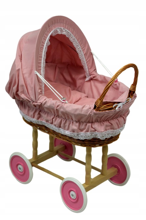 Wiklinowy wózek dla lalek wozek wózki 16 kolorów