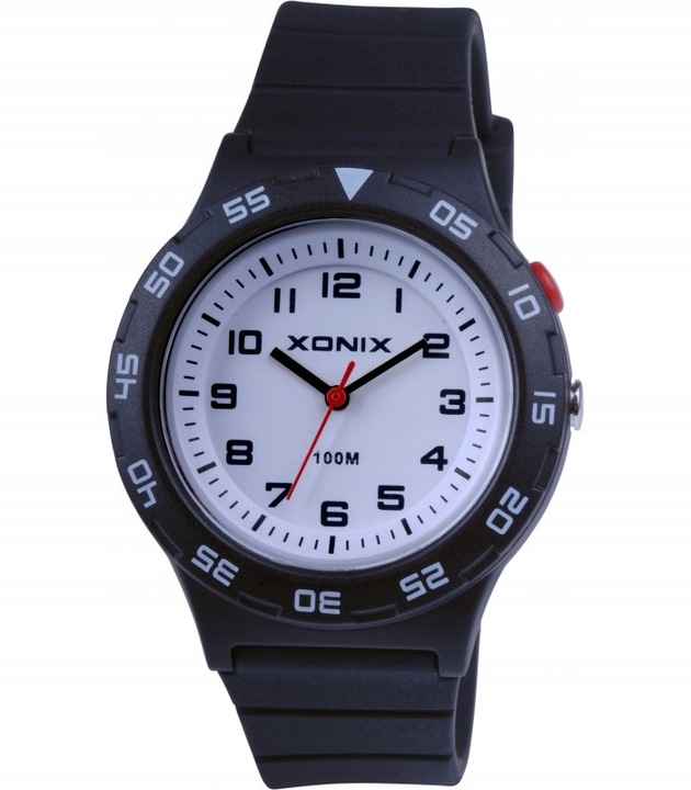 KOMUNIA Chłopięcy Młodzieżowy ZEGAREK XONIX AAL Nauka Godzin Podświetlenie