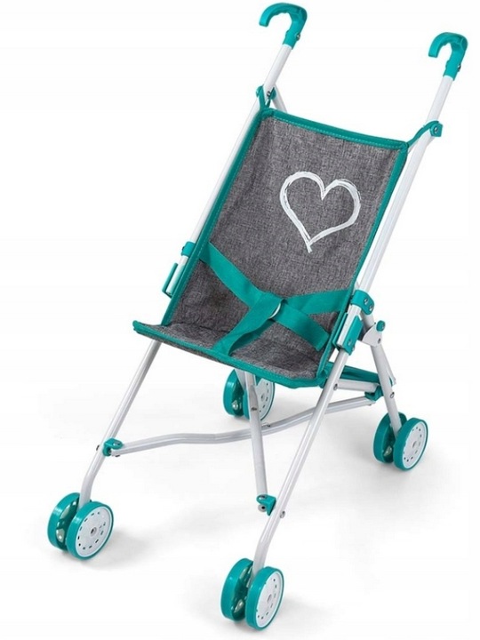 WÓZEK DLA LALEK PARASOLKA SPACERÓWKA DLA LALKI LEKKI SOLIDNY
