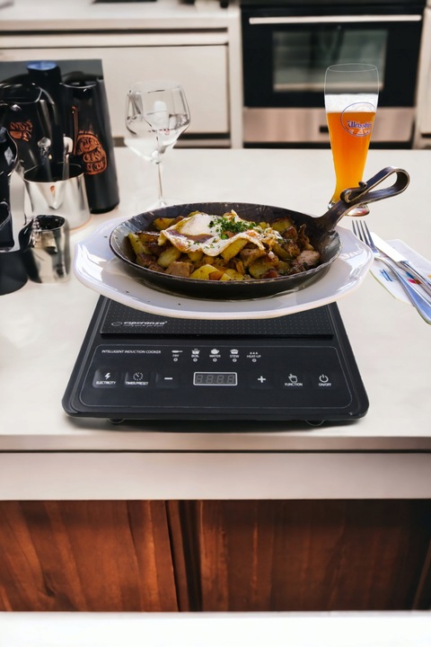 PŁYTA INDUKCYJNA KUCHENKA ELEKTRYCZNA 2000W TIMER