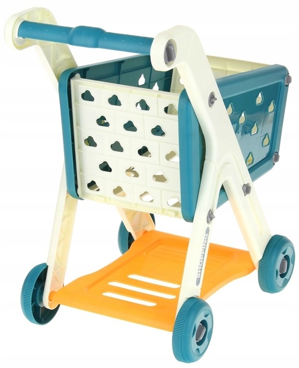 Wózek Sklepowy Na Zakupy Koszyk dla Dzieci Produkty Warzywa Owoce Akcesoria