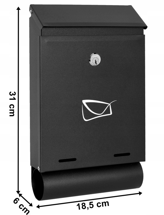 SKRZYNKA POCZTOWA NA LISTY Z NUMEREM DOMU ADRESEM NAZWĄ ULICY NAPISAMI