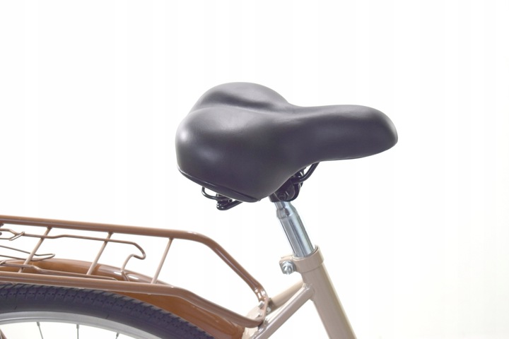 Rower Damski Polski Miejski 28 Retro + kosz