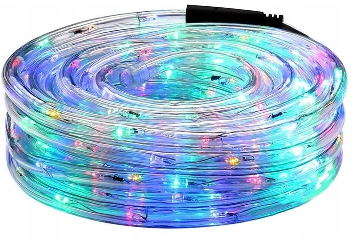 WĄŻ Świetlny 20m LED LAMPKI CHOINKOWE MULTIKOLOR KOLOROWY