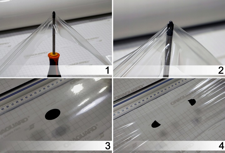 TAŚMA FOLIA Ochronna na PROGI 80mm x 5m GRUBA PPF