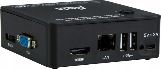 Alecto DVB-100 NVR Kompaktowy Rejestrator Zapisuj Obrazy z Kamer Wi-Fi