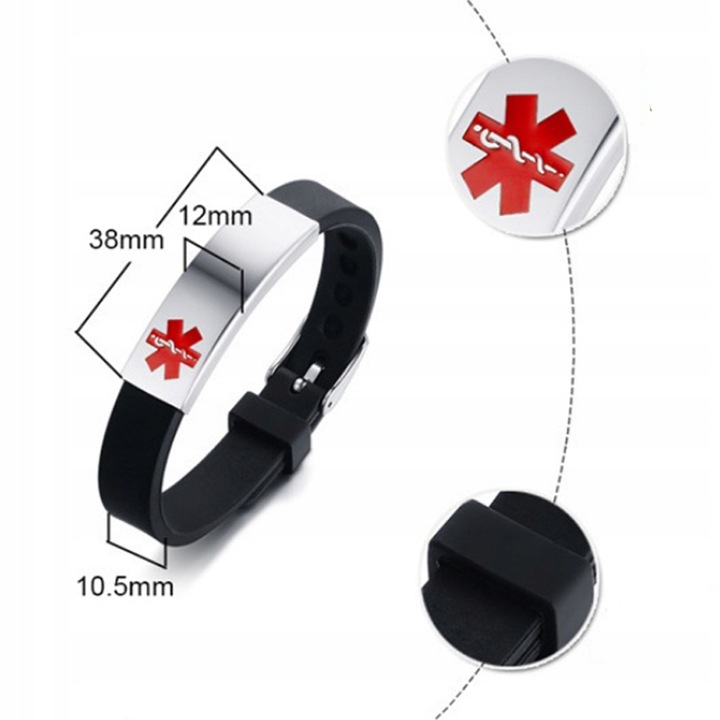 Bransoletka Medyczna Kardiowerter Defibrylator ICD