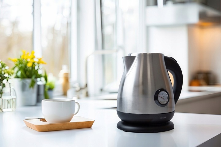 Czajnik elektryczny STAL NIERDZEWNA 1,7L 2000W TERMOMETR PODSTAWA 360°