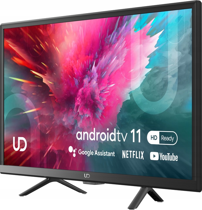 TELEWIZOR UD 24W5210 ANDROID SMART TV DVBT-T2 HEVC