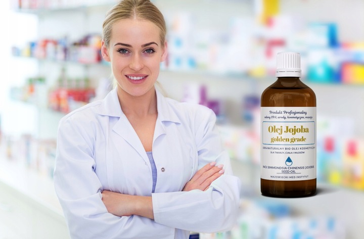 BIO olej JOJOBA zimnotłoczony redukuje zmarszczki