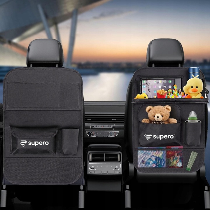 Organizer samochodowy na fotel oparcie tył dla dziecka do auta ochraniacz