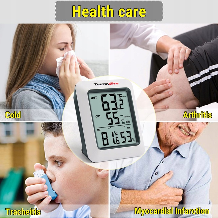 Monitor Temperatury z Czujnikiem ThermoPro TP-60S