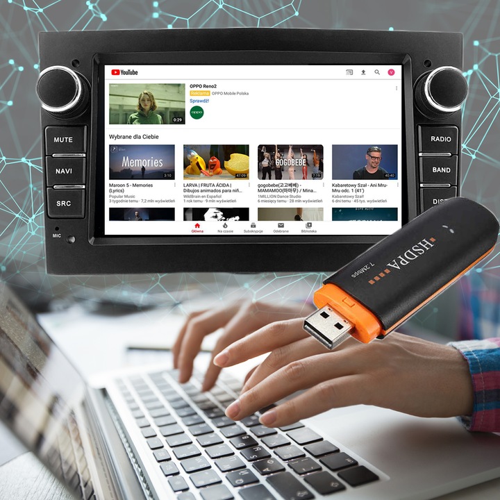 RADIO OPEL ASTRA VECTRA ZAFIRA CORSA ANDROID 2DIN