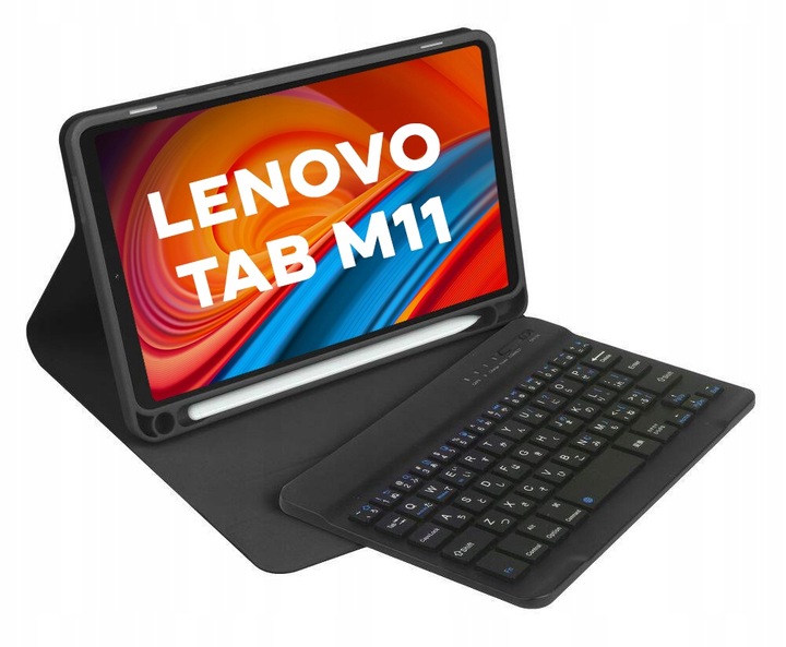 ETUI I KLAWIATURA BLUETOOTH DO LENOVO TAB M11 11" TB330FU TB330XU CZARNY