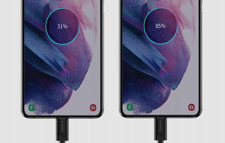 BASEUS ŁADOWARKA SIECIOWA KOSTKA ZASILACZ USB-C PD 25W Z KABLEM USB-C 1M