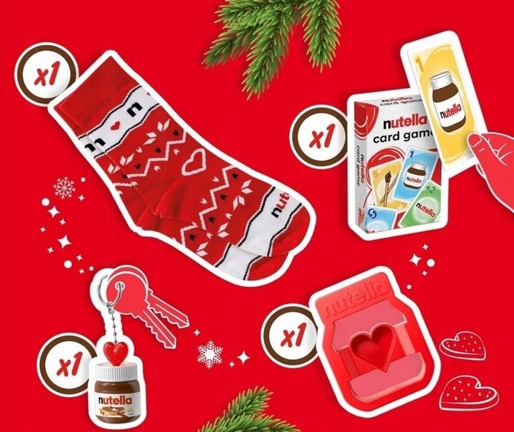 Kalendarz adwentowy Nutella 528g
