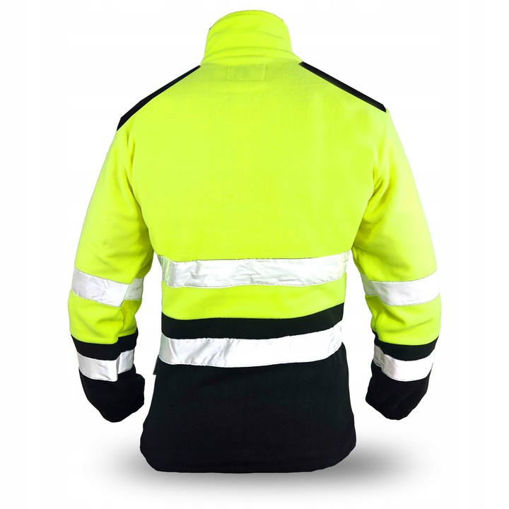 POLAR ROBOCZY ODBLASKOWY Bluza robocza ocieplana POLAROWA OSTRZEGAWCZA