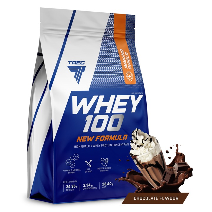 NOWE PYSZNE BIAŁKO WPC Trec Whey 100 700g SERWATKOWE PROTEINY NA MASĘ SIŁĘ