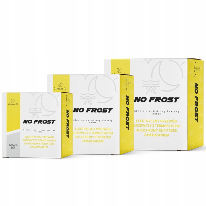 KABEL GRZEWCZY PRZEWÓD GRZEJNY Z TERMOSTATEM do rur rynny dachu 16W/m | 3M