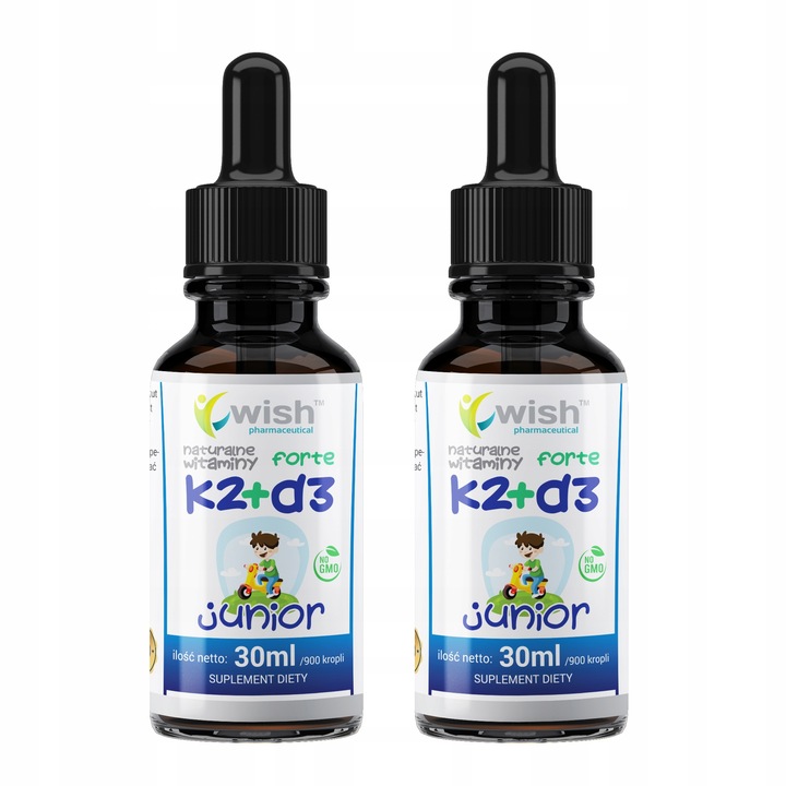 Witamina K2 MK-7 + D3 W Kroplach Dla Dzieci 2x30ml