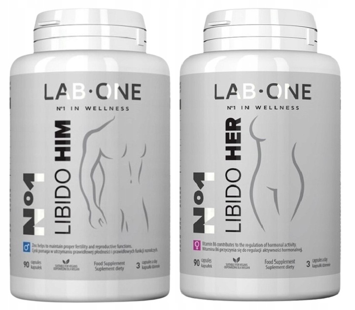 Zestaw N°1 Libido HER + N°1 Libido HIM, Lab One