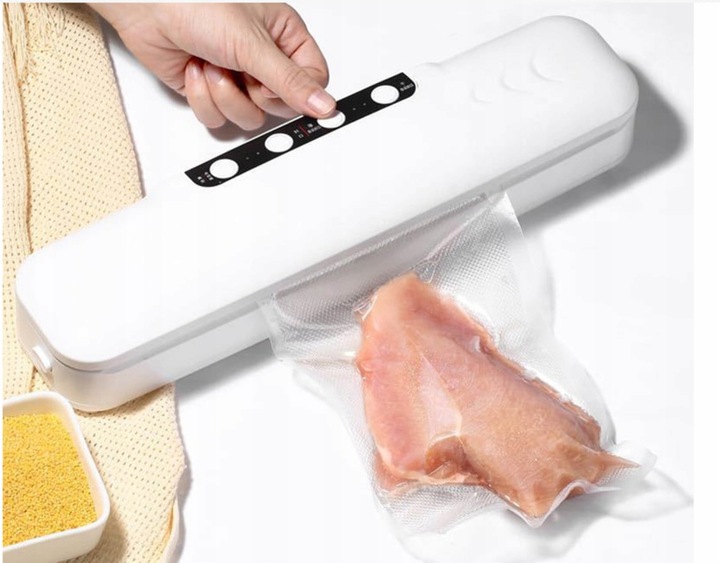 ZGRZEWARKA PRÓŻNIOWA DO ŻYWNOŚCI PAKOWARKA O MOCY 90W + ZESTAW WORKÓW XXL