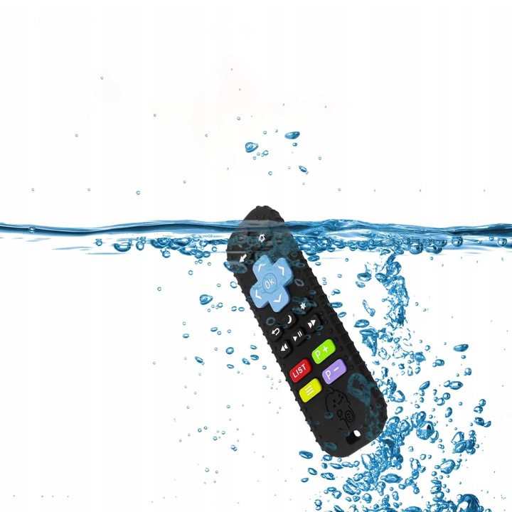 ZĄBKOWANIE ZABAWKI DO ŻUCIA GRYZAK DLA NIEMOWLĄT PILOT CZARNY