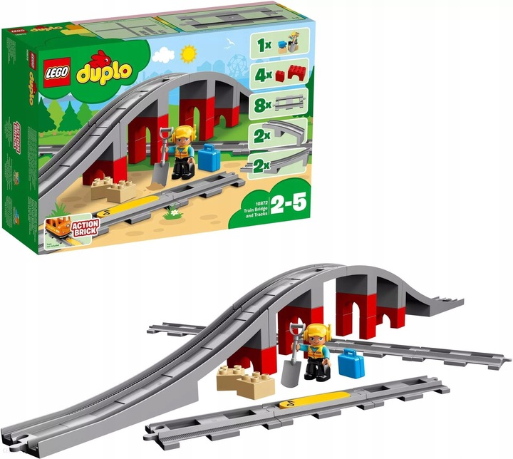 LEGO Duplo 10872 Tory kolejowe i wiadukt Prezent