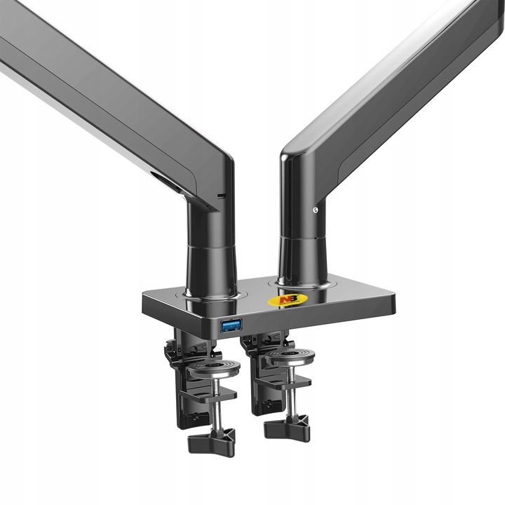 Regulowany Uchwyt Biurkowy na Dwa Monitory 22'-32'