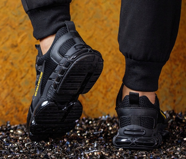 buty robocze ochronne bhp sportowe półbuty lekkie czarny r. 43