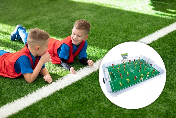 Piłkarzyki Sprężynowe XXL Piłka Duże Gra do Piłki Nożnej 22 Piłkarzy Dzieci