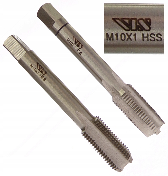GWINTOWNIK 10x1 RĘCZNY DROBNOZWOJNY M10x1 HSS VIS