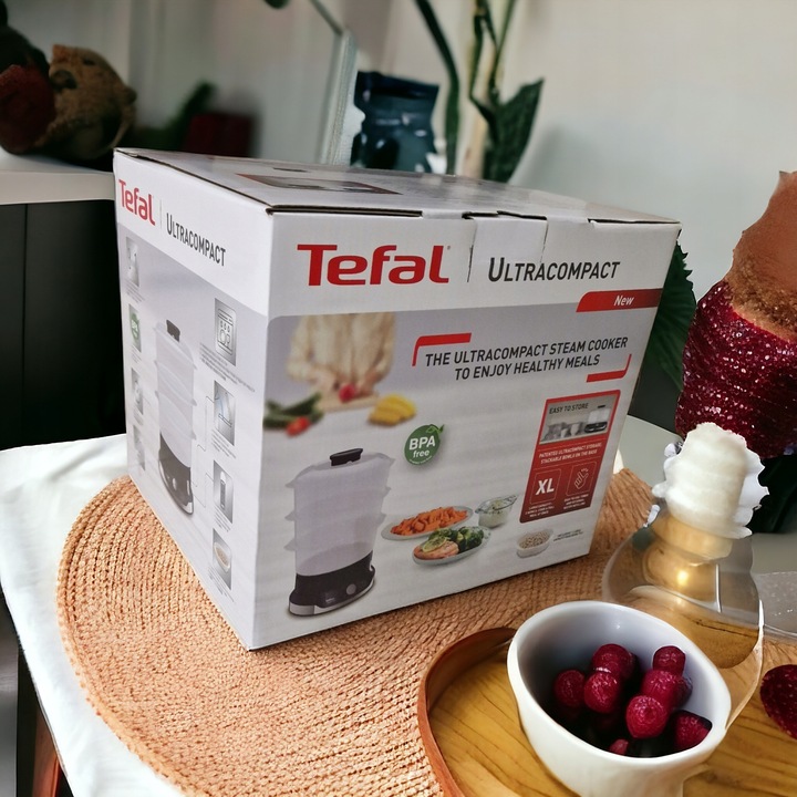 Parowar TEFAL UltraCompact VC2048 800W 9L 3 pojemniki Szybkowar