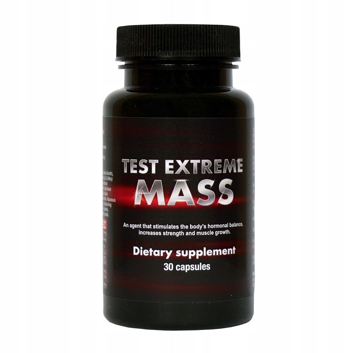 Test Mass Extreme mocny masa siła Testosteron Beta Sitosterol Maca