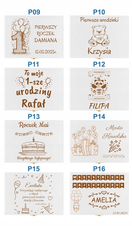 Sztućce dla Dzieci z GRAWEREM GRATIS Prezent na Chrzest Roczek