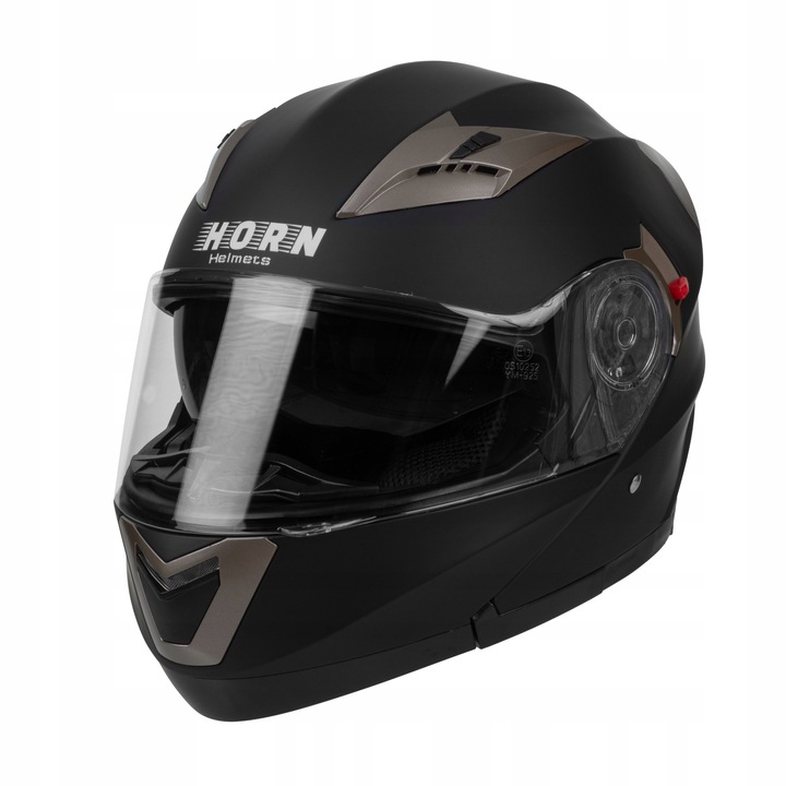 Kask motocyklowy Horn h925 szczękowy flip-up XS pod interkom, ECE22-06