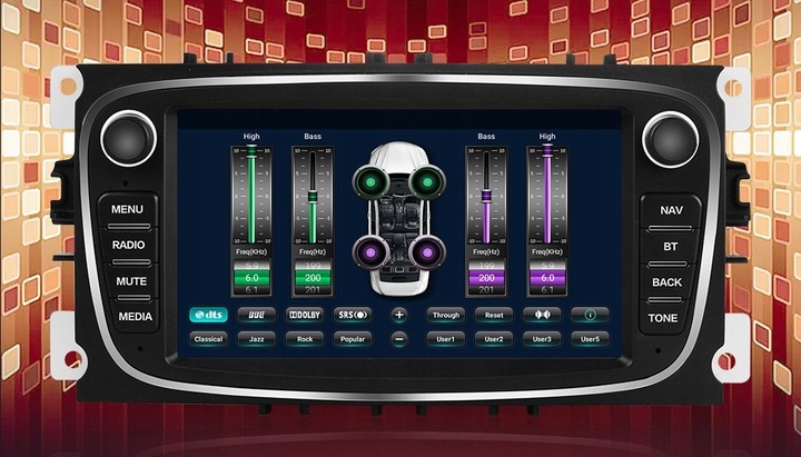 RADIO SAMOCHODOWE do FORD MONDEO MK4 FOCUS MK2 MK3 GALAXY S-MAX GPS ANDROID