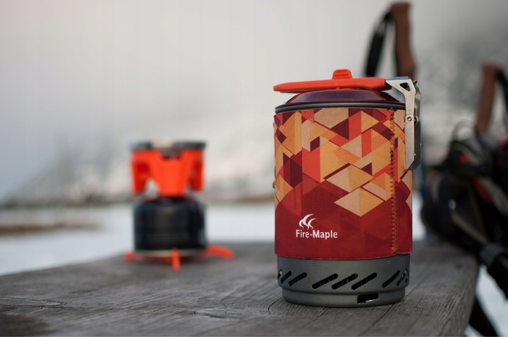 Fire Maple Kuchenka Turystyczna Z Radiatorem Palnik Garnek FMS-X2 ORANGE