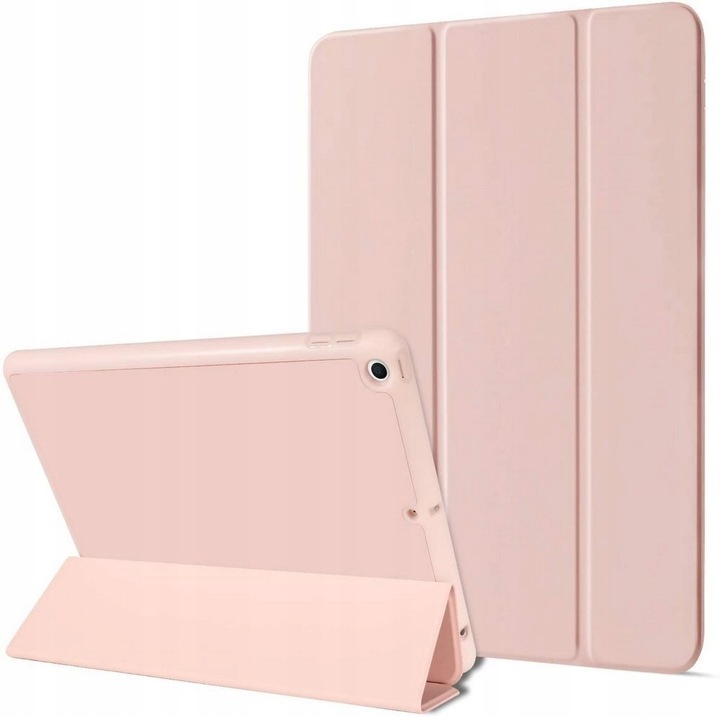 ETUI SMART CASE POKROWIEC DO APPLE IPAD 10.2 7 8 9 GEN RÓŻOWY Z KLAPKĄ