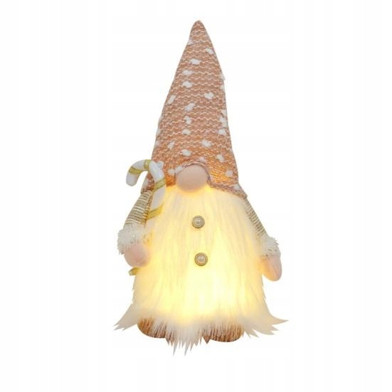 SKRZATY KRASNALE ŚWIĄTECZNE 2x ŚWIECĄCE LED NA BATERIE OZDOBY ŚWIĄTECZNE