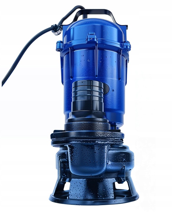 POMPA DO WODY BRUDNEJ SZAMBA Z ROZDRABNIACZ 3850W MOCNA ZATAPIALNA ADAPTER